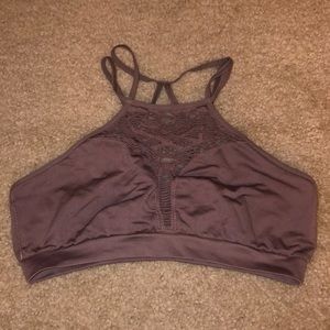 VS spandex high neck bralette